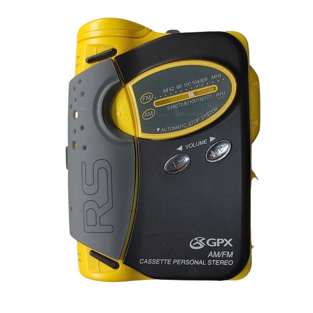 GPX Rugged Sports Cassette Player AMFM Radio Personal Stereo C3303